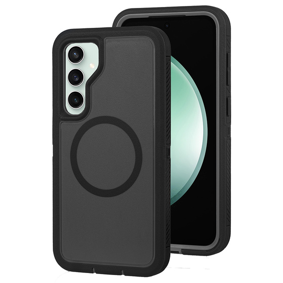 Case with frame for Samsung Galaxy S23 FE, for MagSafe, black
