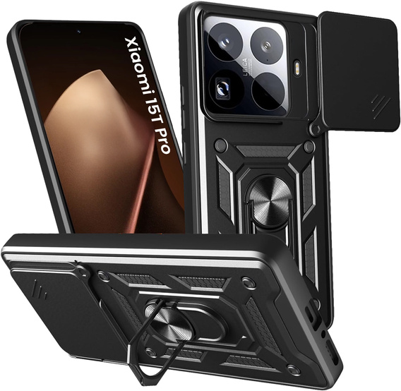 CamShield Slide armoured case with camera cover and ring for Xiaomi 15T Pro