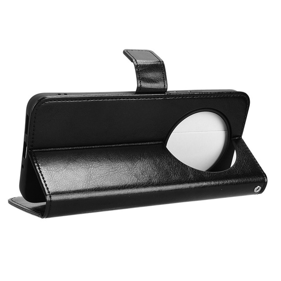 Flip case for Xiaomi Redmi 14C / Xiaomi Poco C75, Crazy Horse Wallet, black