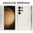 Case for Samsung Galaxy S24 Ultra, Shockproof, with film, transparent