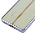The case for Realme 11 Pro 5G / Pro+ 5G, Electroplating Frame, transparent / purple