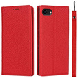 Leather case for iPhone 7/8/SE 2020/SE 2022, ERBORD Grain Leather, red
