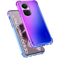 Case for Oppo Reno 10 / 10 Pro, Gradient Dropproof, Purple / blue