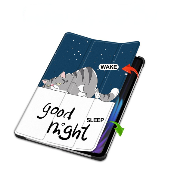 Case for Xiaomi Pad 7 / 7 Pro, Smartcase, sleeping cat