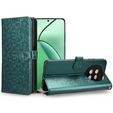 Flip case for Realme 12, Wallet Rhombus, green