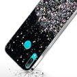 Case for Huawei Y6 2019 / Honor 8A, Glittery, black