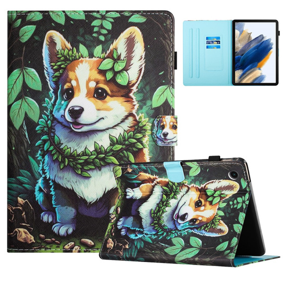 Case for Samsung Galaxy Tab A9 X110 / X115, corgi dog