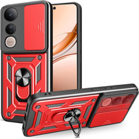 Case for Vivo V50 Lite 4G / 5G, CamShield Slide, red