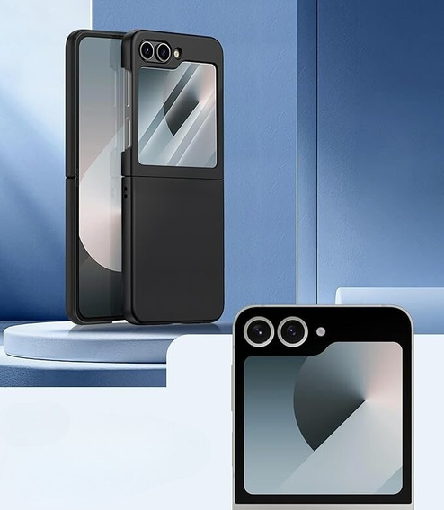 Case for Samsung Galaxy Z Flip7 FE / Z Flip6, PC Case, black