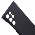 Case for Samsung Galaxy S22 Ultra, Aramid Fiber Cover, black