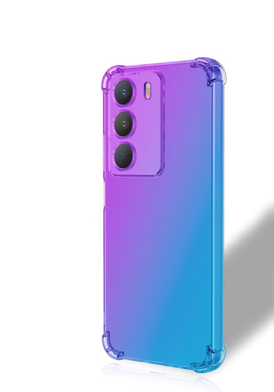 Case for Realme 14X / Realme C75, Gradient Dropproof, Purple / blue