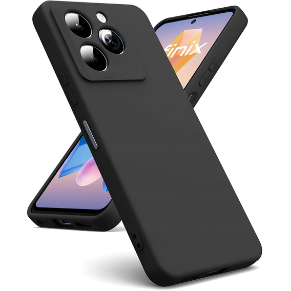 Case for Infinix Hot 40i, Silicone Lite, black