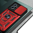 Case for Xiaomi Redmi Note 12 4G, CamShield Slide, red