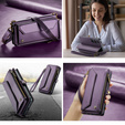 CASEME RFID Leather Wallet Case for Samsung Galaxy S26, purple