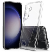 Case for Samsung Galaxy S24+ Plus, Fusion Hybrid, with camera protection, transparent