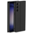 Flip case for Samsung Galaxy S23 Plus, GKK Leather, carbon black
