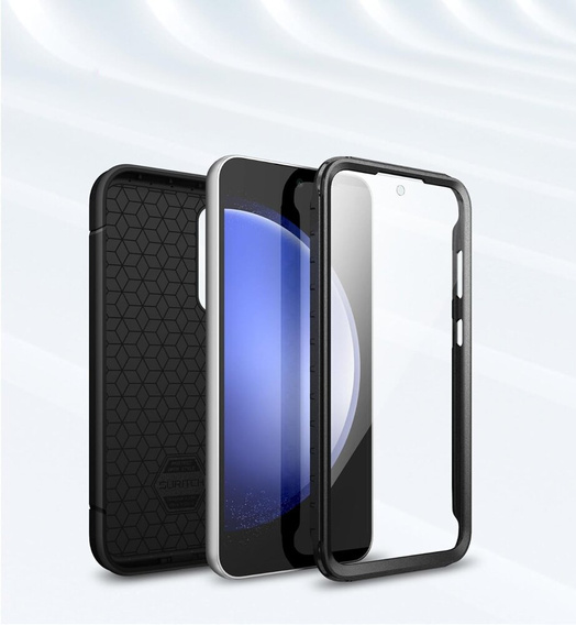 Case for Samsung Galaxy S23 FE, Suritch Basic (Two Frames), black