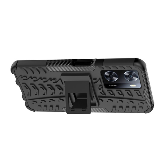 Case for Oppo A57s, Tire Armor, black