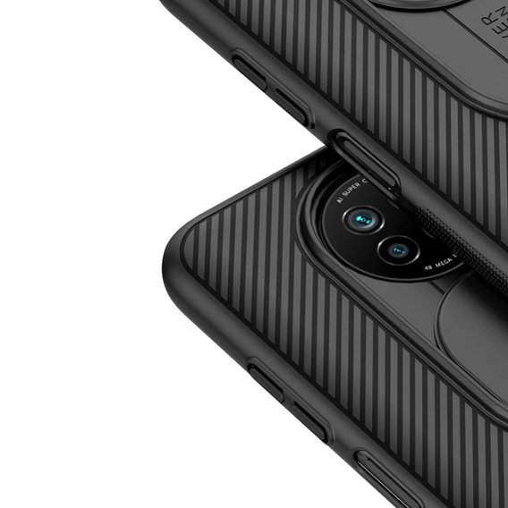 Case for Xiaomi Redmi Note 9T 5G, Armored Nillkin, CamShield Pro, black