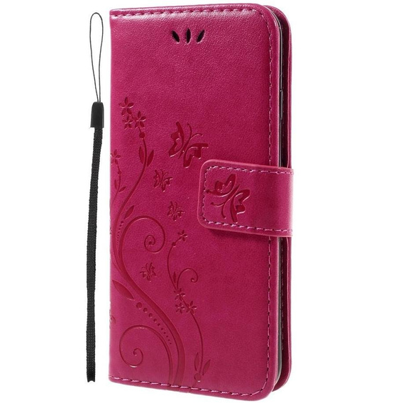 Flip case for iPhone 7/8/SE 2020/SE 2022, Butterfly, pink