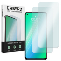 2x Tempered Glass for Xiaomi Mi 11 Lite, ERBORD 9H Hard Glass for phone screen