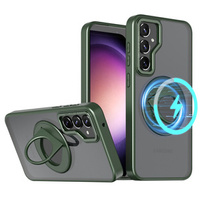 Case for Samsung Galaxy S23 FE, Military Magnet, for MagSafe, green