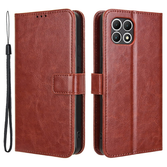 Flip case for T Phone 2 5G, Crazy Horse Wallet, brown