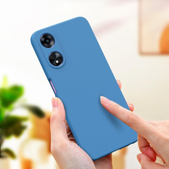 Case for Oppo A38 4G / Oppo A18 4G, Silicone Lite, blue