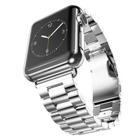 Stainless segments bracelet for Apple Watch 7/6/5/4/SE/3/2/1 45/44/42mm, Silver