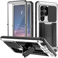 Armored case for Samsung Galaxy S25 Ultra, R-JUST, silver