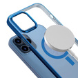 Case for iPhone 13 mini, ERBORD Hybrid MagSafe Case, blue