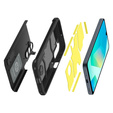 Spigen case for Samsung Galaxy A36 5G, Tough Armor Mag MagSafe, black + 9H Tempered Glass