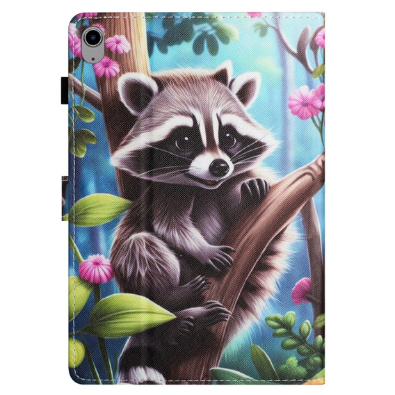 Case for iPad 10.9" 2022 (10 gen.), with flap, raccoon