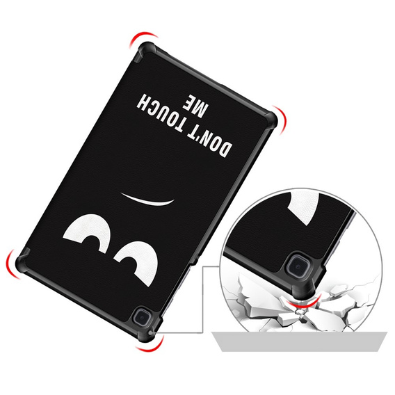 Case for Samsung Galaxy Tab A7 Lite, Smartcase, don't touch me