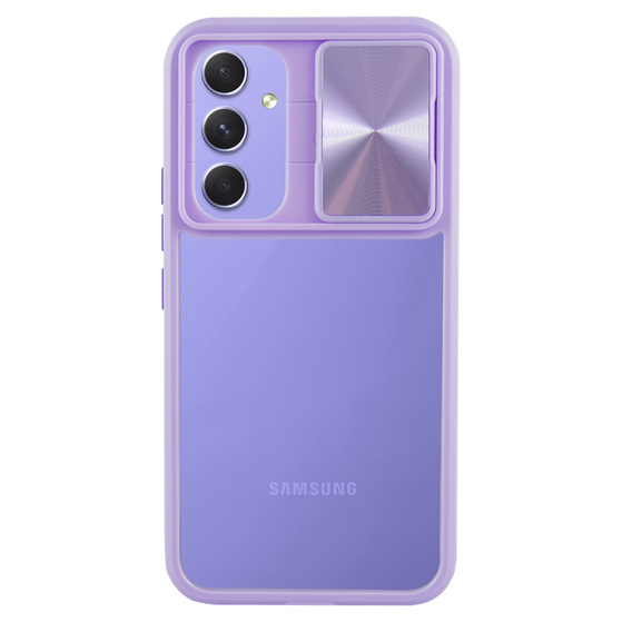 Case for Samsung Galaxy S23 FE, Slide Camera, purple