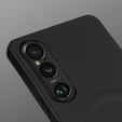 Case for Sony Xperia 1 VI, Leather Hybrid MagSafe, black