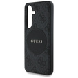GUESS 4G Circle Classic Logo MagSafe case for Samsung Galaxy S25