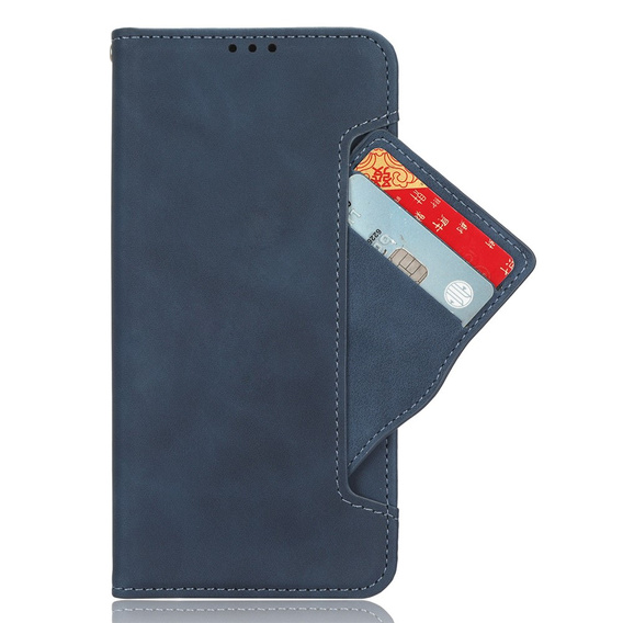 Flap case for Oppo Reno 14, Card Slot, wallet, navy blue