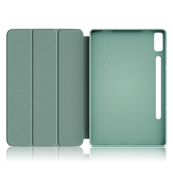 Case for Lenovo Tab P12, Smartcase with stylus space, green