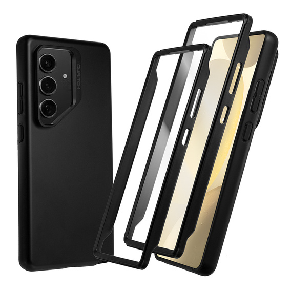 Case for Samsung Galaxy S24, Suritch Full Body for MagSafe, black