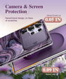 GVIEWIN Case for Samsung Galaxy S25 Ultra, Camera Slider – Quicksand/Purple