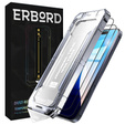 2x ERBORD Easy App Full Screen Protector tempered glass for iPhone 17 Pro Max