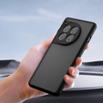 Case for OnePlus 12 5G, Fusion Hybrid, with camera protection, transparent / black