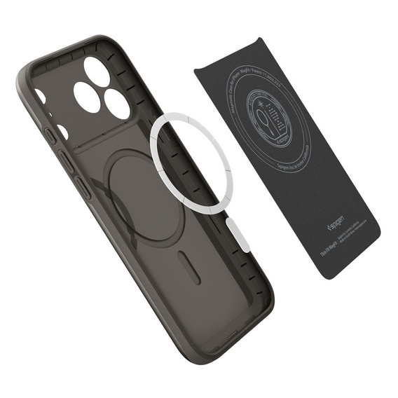 Spigen case for iPhone 17 Pro, Thin Fit MagSafe, Gunmetal