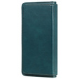 Flip case for Samsung Galaxy A55 5G, 10 Card Slots Wallet, green