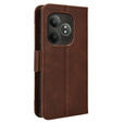 Flip case for Realme GT 6 / 6T, Card Slot, brown