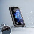 Waterproof Case, SHELLBOX IP68 MagSafe, Black for iPhone 16