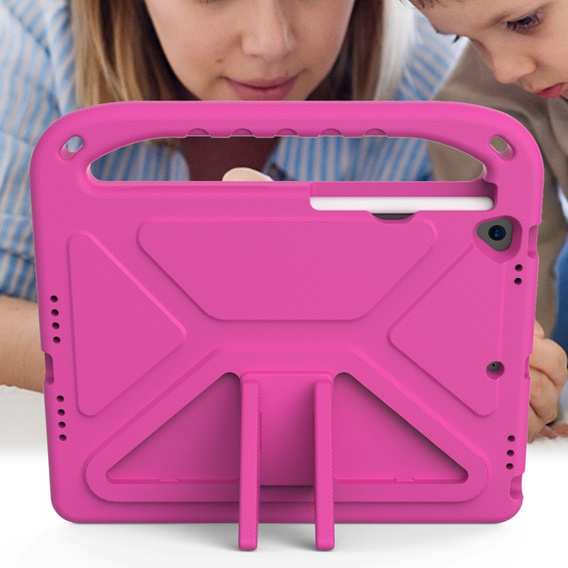 Children's case for iPad 10.2 2021 / 2020 / 2019, with handle, pink