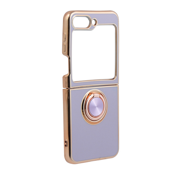Case for Samsung Galaxy Z Flip 5 5G, Electro Ring, purple