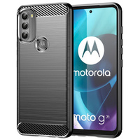 Case for Motorola Moto G71 5G, Carbon, black